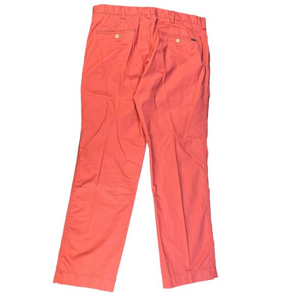 Ralph Lauren Chino Pants 36x30 Suffield Pima Cotton Salmon Preppy Vintage 90s - Picture 4 of 10